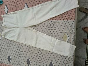 Comfortable Cream Palazzo Pants