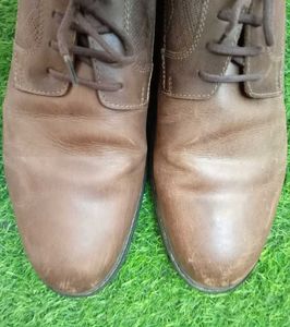 Men's Textured Leather Derby / Oxford Formal Shoes