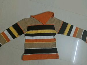 Knit Sweater Top Stylish &amp; Multicolored