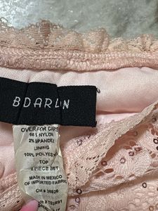 Sparkling Pink Lace blouse