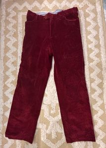 Burgundy Corduroy Pants