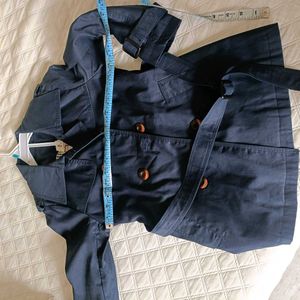 Classic Navy Trench Coat