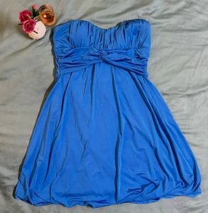 BLUE MINI DRESS