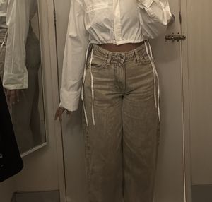 H&M High Waist Denim Jeans