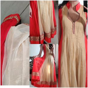 Floor length anarkali gown