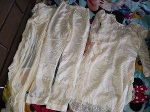 Elegant Cream Kurta Set