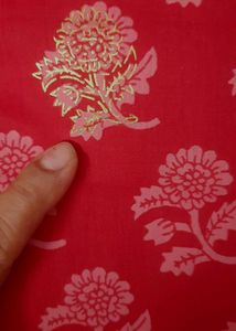 Pure Cotton Handwork Suit With Tie And Die Dupatta