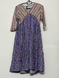 Beautiful Floral Print Maxi Dress