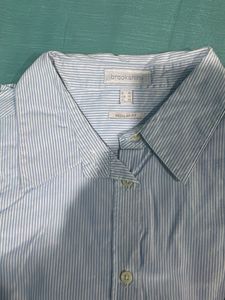 Men's Striped Short Sleeve Shirt