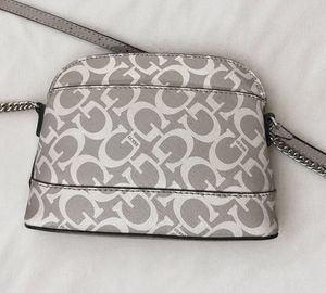 Guess Monogram Dome Crossbody Bag