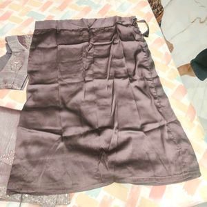 full beaded Saree blouse and peticoat