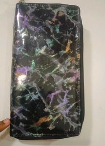 Stylish Marble Print Clutch Wallet