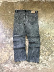Men's Grey Distressed Jeans