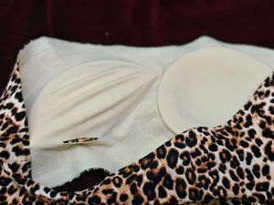 Leopard Print Strapless Bra (Newme)