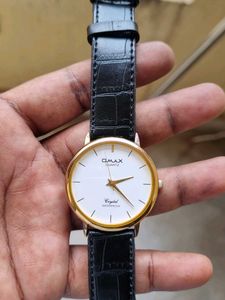 OMAX Crystal Waterproof Watch