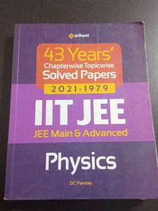 Arihant 43 Years IIT-JEE Physics Solved Papers