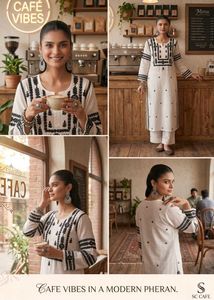 Lucknowi Chikankari Set–Inspired by Jannat Zubair