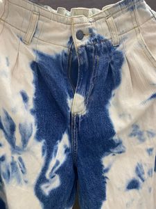 Tie-Dye High-Waisted Jeans