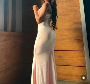 Elegant Pink🌸👛Maxi Dress