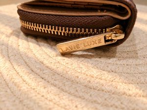 Lavie Luxe Brown Monogram Wallet
