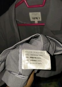 Gray Cropped Blazer