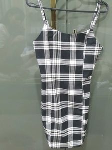 H&amp;M Plaid Mini Dress
