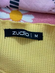 Yellow "Fantastic" Graphic Crop Top