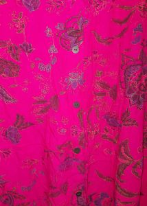 Hot pink kurti pant set