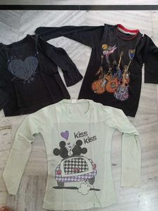 Bundle of 3 Long Sleeve T-Shirts