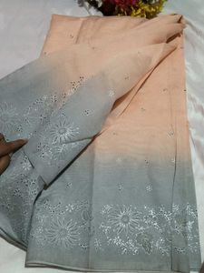 Elegant Ombre Saree with blouse