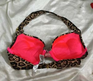 Leopard Print Bra