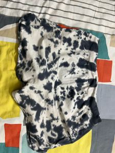 Tie-Dye Print Lounge Shorts