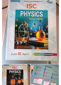 ISC Physics Class XI Part-1and 2 Textbook