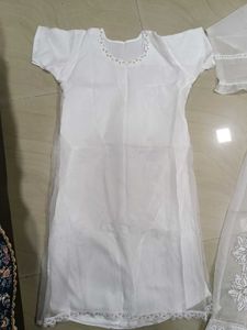 White Embroidered Pakistani Suit