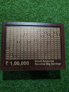 Wooden Savings Tracker Board