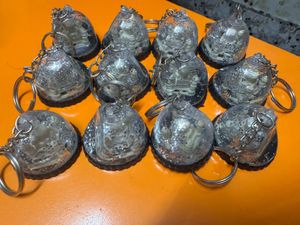 Unique Tajmahal Shell Keychains (Set of 12)