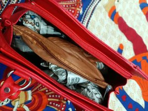 Chic Red Handbag