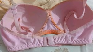 Set of 2 Padded T-Shirt Bras – Nude &amp; Pink
