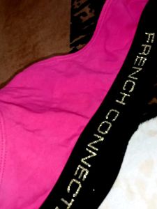 French Connection Pink Thong Underwear