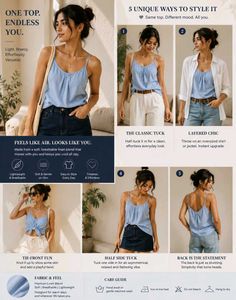 Light Blue Camisole Top