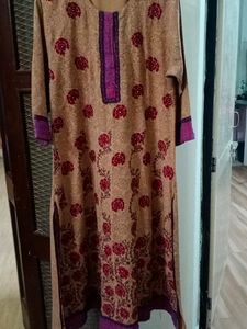 kashmiri elegant Floral Print Kurta