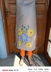 Kamal And Cow Hand Paint Suit