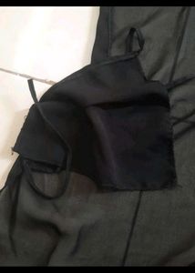 Elegant Black Abaya Gown