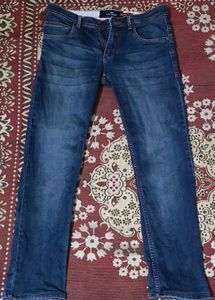 Park Avenue Men's Blue Denim Jeans