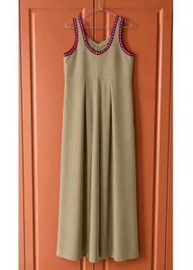 Boho Mirror Work Maxi Dress