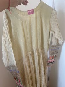 Brand New Floral Kurta Gown with Dupatta