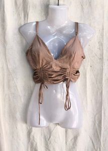 18410. Nude ruched top