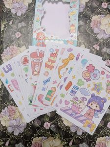 😍KAWAII 20 STICKER SHEETS 😍 (TEAL 🩵)