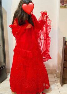 Stunning Red Embellished Gown