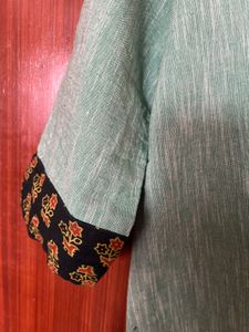 Mint Green Cotton Kurta